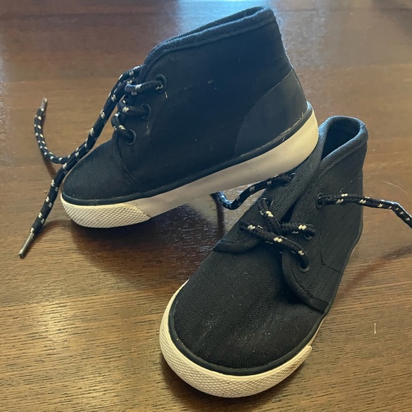 Toddler Boys 6 Cat and Jack Desert Boots Black - Picture 1 of 6